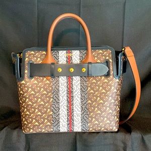 Burberry TB Monogram Stripe Purse